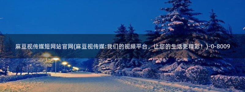 麻豆视频花絮