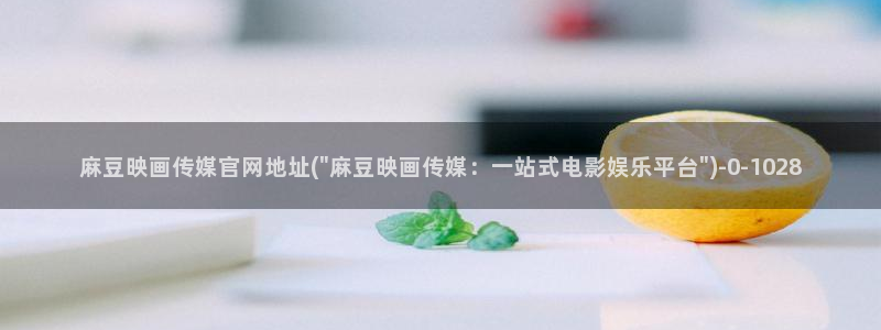 麻豆视频点评